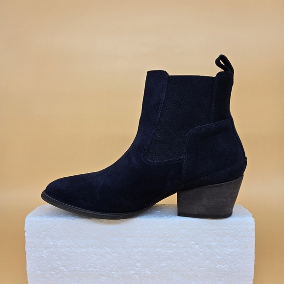 Hunter Original Refined Water Resistant Chelsea Suede Ankle Boots Women's Size 7 - Picture 6 of 9